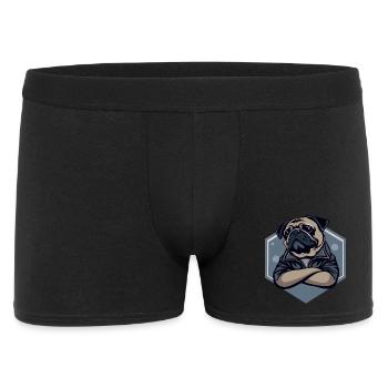 Chien carlin - Boxer Homme - noir - Devant