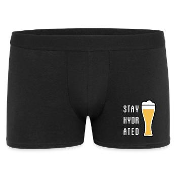 Restez hydraté Bière de blé Fête de la bière de blé - Boxer Homme - noir - Devant