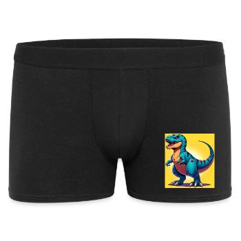 dinosaur - Men's Boxer Shorts - black - Front