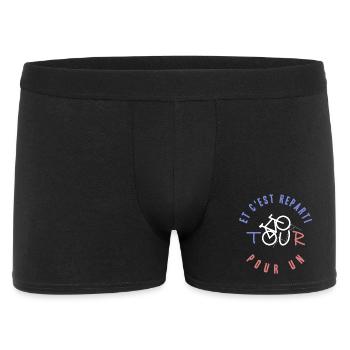 Et c'est reparti pour un tour - Velo Fan Passion - Boxer Homme - noir - Devant