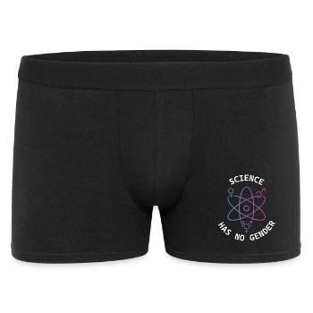 Science has no gender for women and men - Men's Boxer Shorts - black - Front