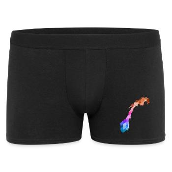 Norway - Norge - Norway - Flag - Scandinavia - Men's Boxer Shorts - black - Front