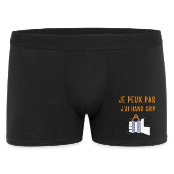 I can't I have Hand Grip - Men's Boxer Shorts - black - Front