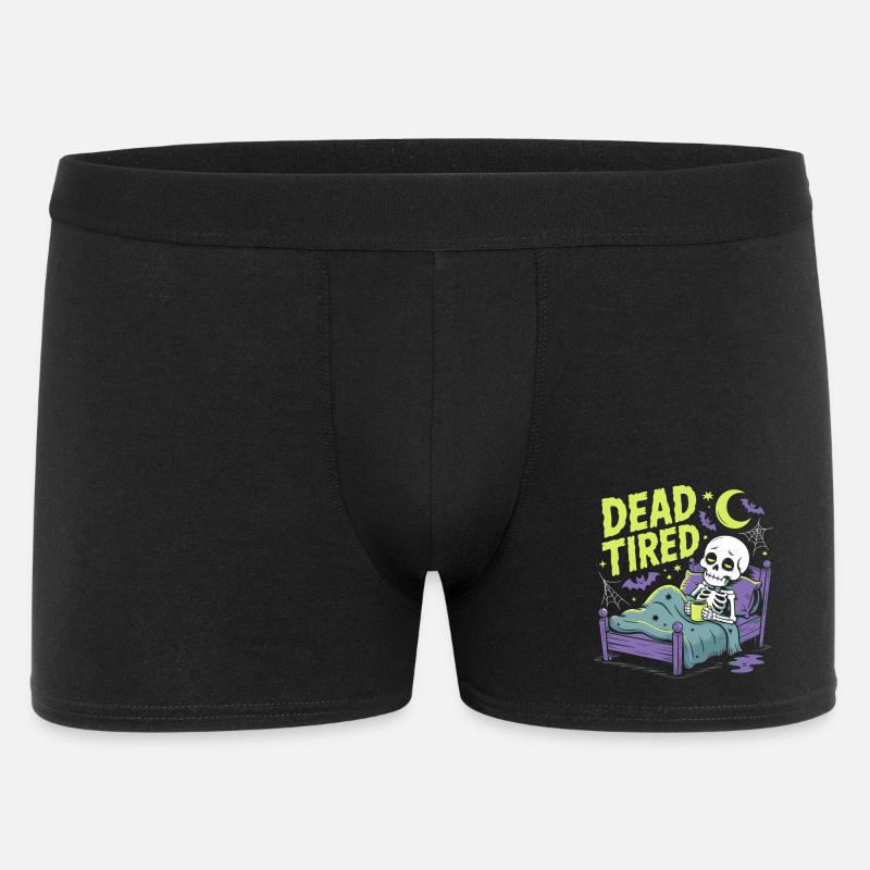 Morgenmuffel Ausschlafen Müde Erholung - Männer Boxer Shorts - Schwarz