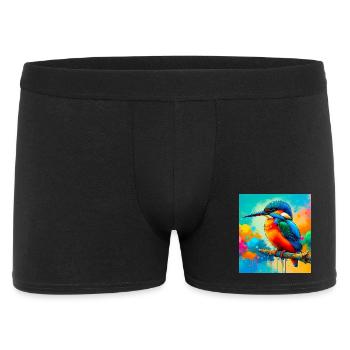 kingfisher - Men's Boxer Shorts - black - Front