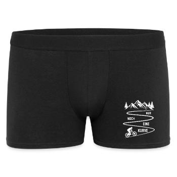 Plus qu’un virage en VTT - Boxer Homme - noir - Devant