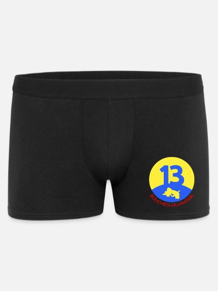 13 Bouches-du-Rhône - Men's Boxer Shorts - black