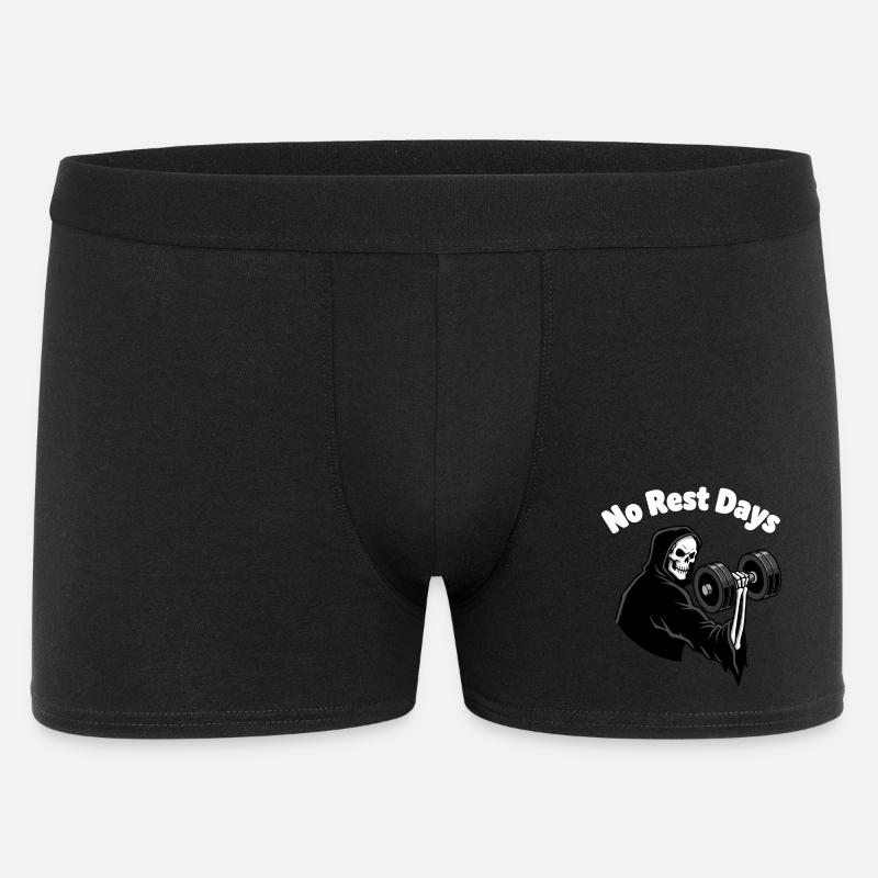 No Rest Days Grim Lifter - Men's Boxer Shorts - black