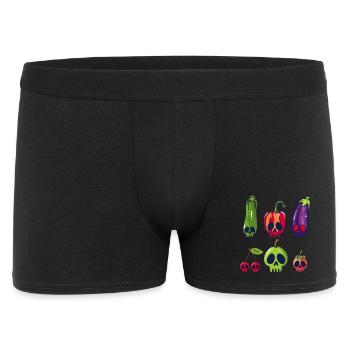 Crânes de fruits et légumes - Boxer Homme - noir - Devant