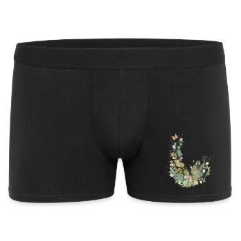 Enchanting forest edge scene with delicate details - Men's Boxer Shorts - black - Front