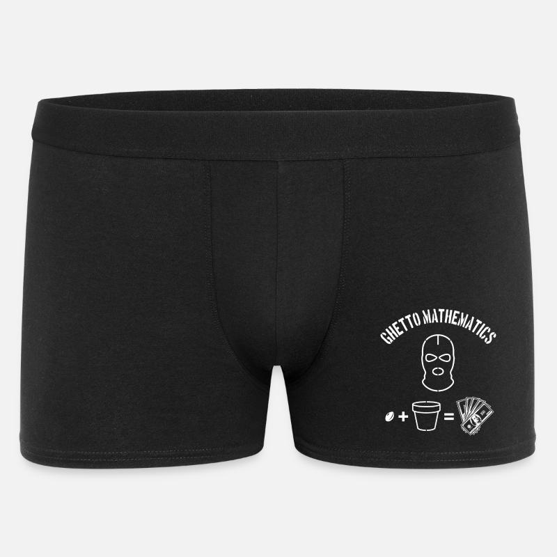 Ghetto Mathematics - Männer Boxer Shorts - Schwarz