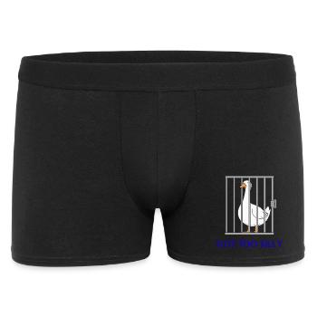Goose – Trop bête - Boxer Homme - noir - Devant