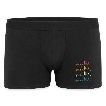 Retro Heartbeat BMX  - Boxer Homme - noir - Devant