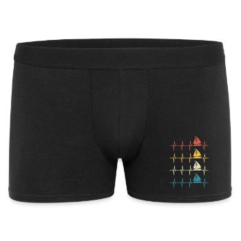 voilier heartbeat bateau à voile - Boxer Homme - noir - Devant