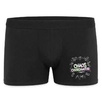 Coordinateur du Chaos - Boxer Homme - noir - Devant