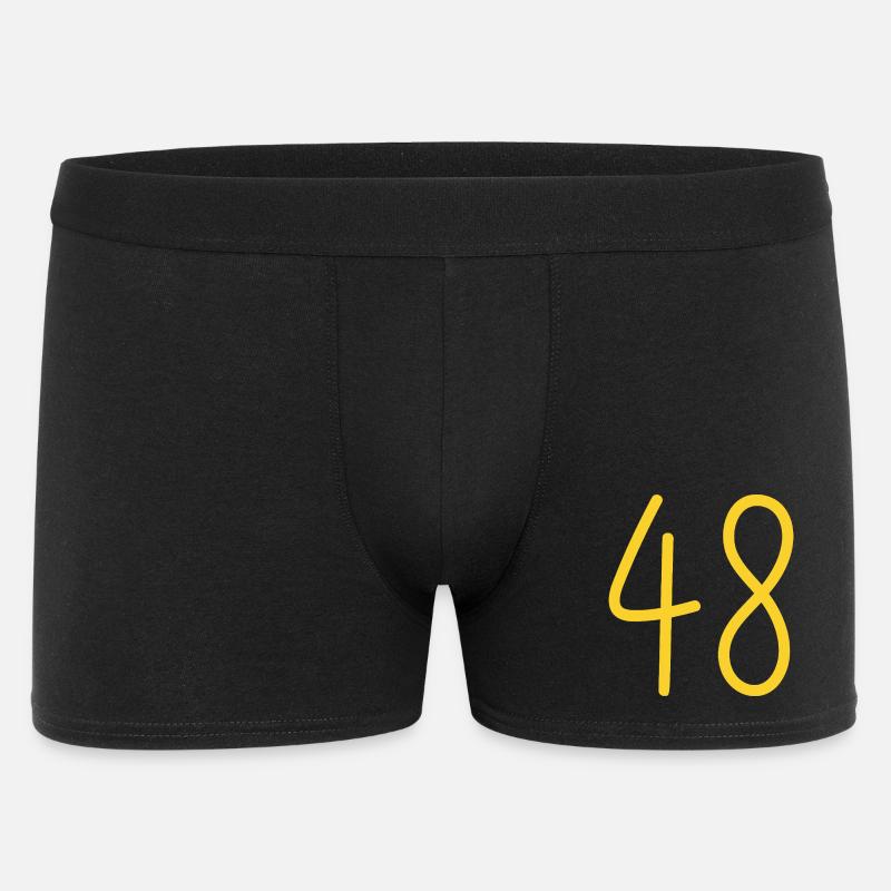48 - Männer Boxer Shorts - Schwarz