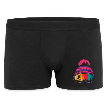 Après Ski Skier Hat Ski Goggles Sports d’hiver - Boxer Homme - noir - Devant