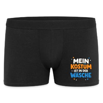 Mon costume est dans la blanchisserie Carnaval Carnaval - Boxer Homme - noir - Devant