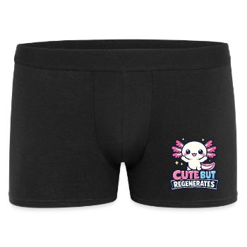 Cute But Regenerates - Axolotl - Men's Boxer Shorts - black - Front