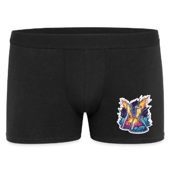Lab Geek Bildungsquadrantid Meteorstrom-Erlebnis - Männer Boxer Shorts - Schwarz - Vorne