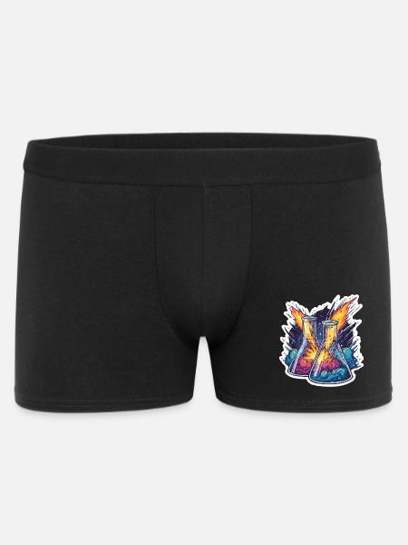 Lab Geek Bildungsquadrantid Meteorstrom-Erlebnis - Männer Boxer Shorts - Schwarz