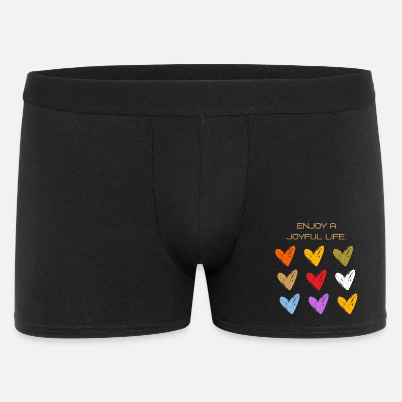 Cœurs Joyeux Monde des Couleurs - Boxer Homme - noir