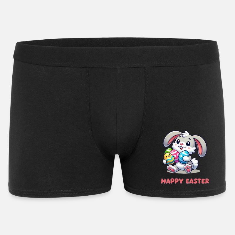 Bunny Easter Bunny Comic - Men's Boxer Shorts - black
