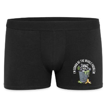 Je suis le problème – Un design drôle de déclaration - Boxer Homme - noir - Devant