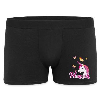 Hannah , maiden name, favorite name - Men's Boxer Shorts - black - Front