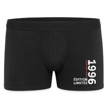 Année 1996 au style typographique vintage - Boxer Homme - noir - Devant
