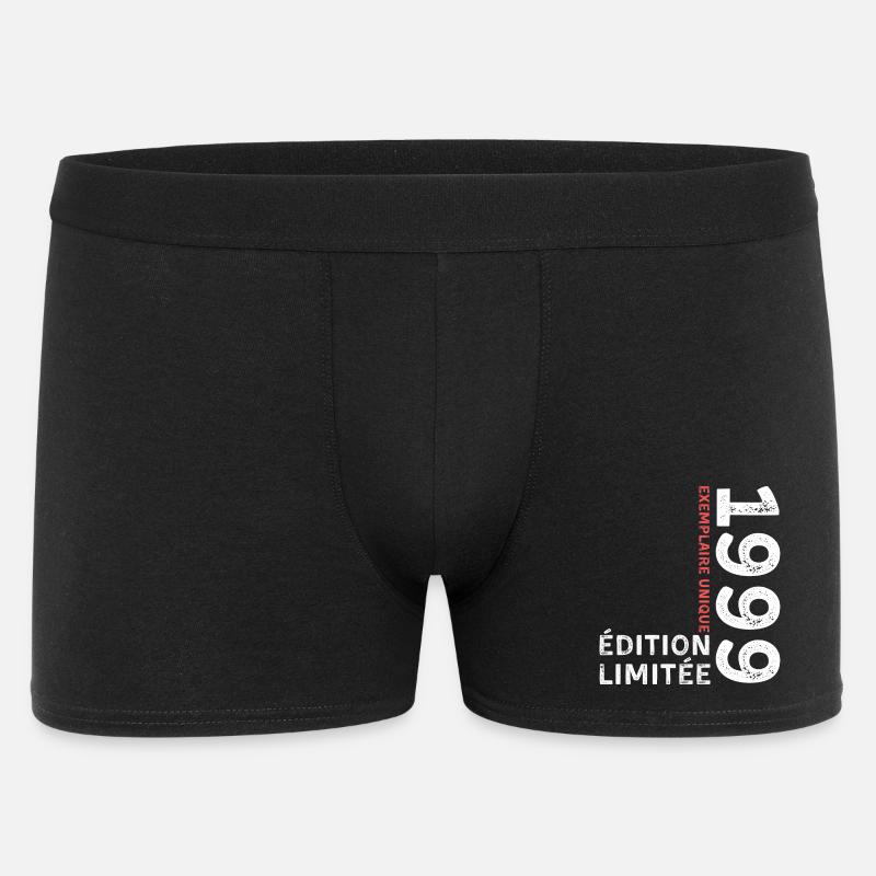 Typografischer Stil von 1999 - Männer Boxer Shorts - Schwarz