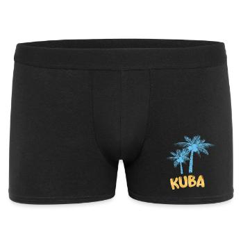 Geschenk für Kuba - Männer Boxer Shorts - Schwarz - Vorne