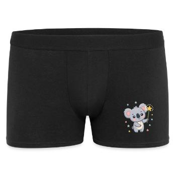 Koala Magician Pastel Stars - Men's Boxer Shorts - black - Front
