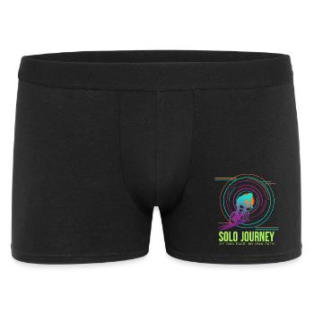 Voyage Solo Cycliste Néon - Boxer Homme - noir - Devant