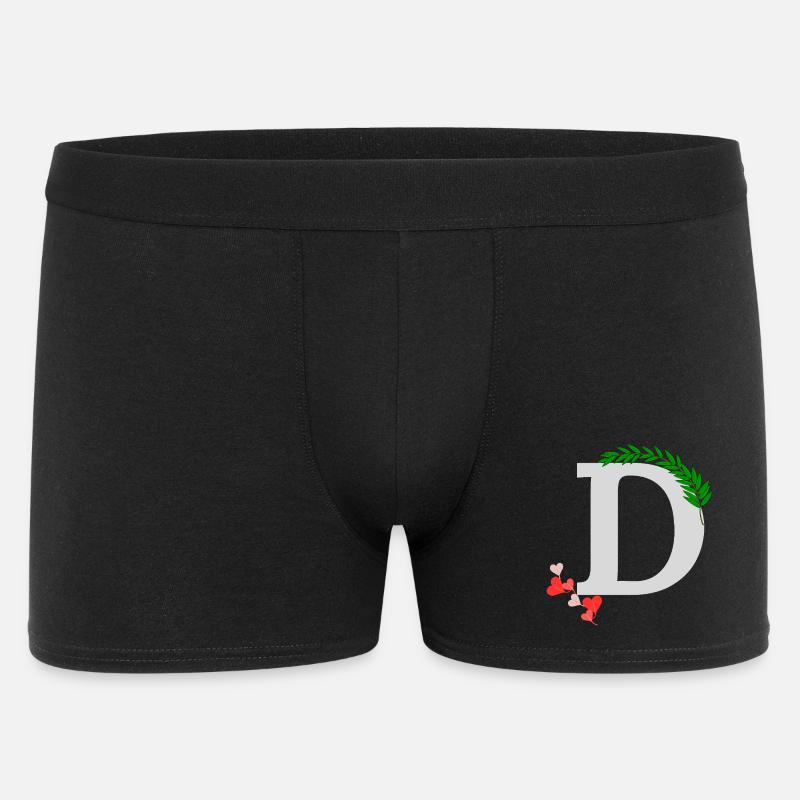 D - Boxer Homme - noir