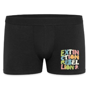 Extinction rebellion retro - Men's Boxer Shorts - black - Front