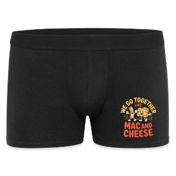 Mac and Cheese Best Friends Couple Design - Men's Boxer Shorts - black - Front