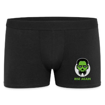 Zombie Head - Design de morts-vivants inquiétants pour Halloween - Boxer Homme - noir - Devant