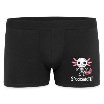 Spooky Skull with Pink Wings - Men's Boxer Shorts - black - Front