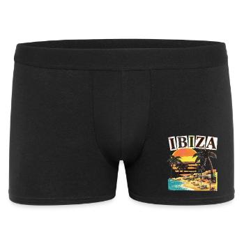 Vacances Ibiza - Boxer Homme - noir - Devant