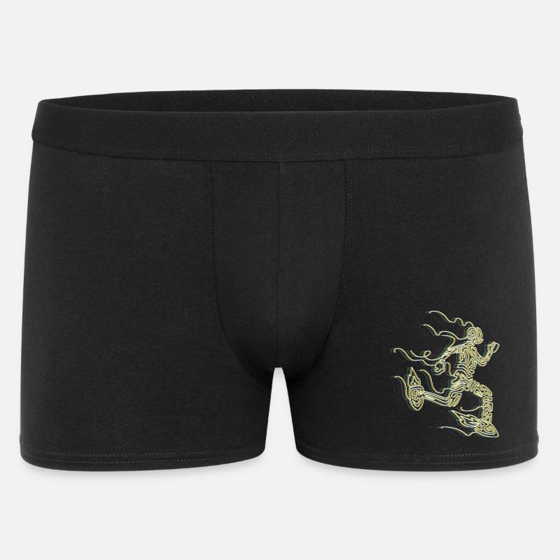 Stylized Rocket Runner - Men's Boxer Shorts - black