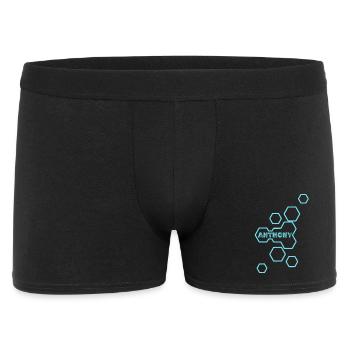 Anthony als Style - Männer Boxer Shorts - Schwarz - Vorne