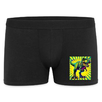 dinosaure - Boxer Homme - noir - Devant