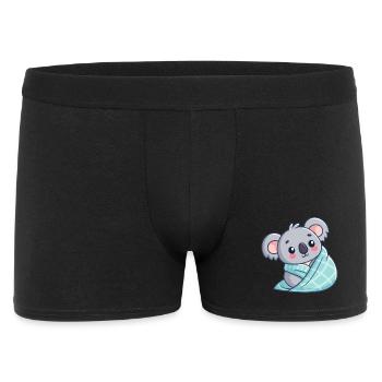 Koala Cozy in Duvet - Men's Boxer Shorts - black - Front