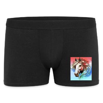 cheval - Boxer Homme - noir - Devant
