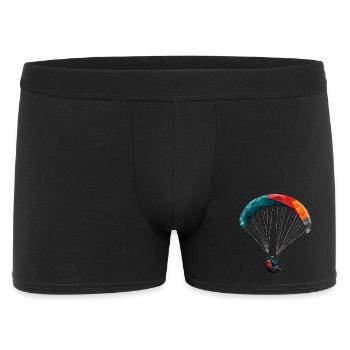 Geometric Paraglider Panodesign - Men's Boxer Shorts - black - Front