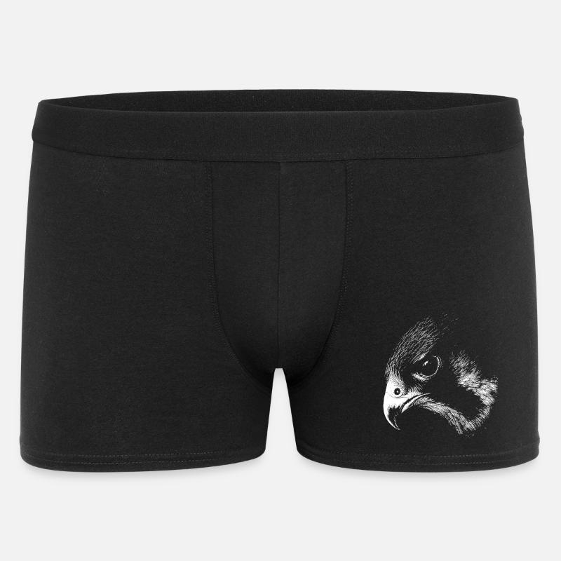 Wanderfalke - Männer Boxer Shorts - Schwarz