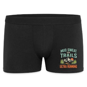 Course ultra sur les sentiers - Boxer Homme - noir - Devant