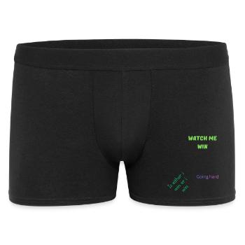 Watch Me Win - Citation motivante - Boxer Homme - noir - Devant