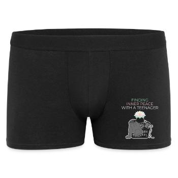 Paix intérieure avec un adolescent - Boxer Homme - noir - Devant